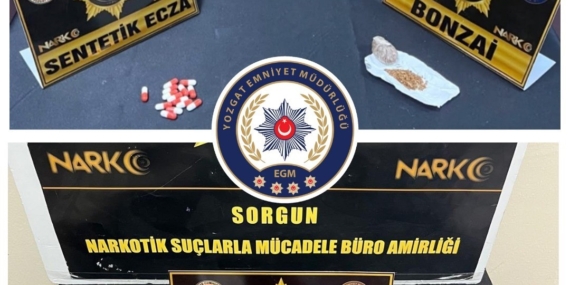 Yozgat'ta uyuşturucu operasyonunda 5 kişi gözaltına alındı