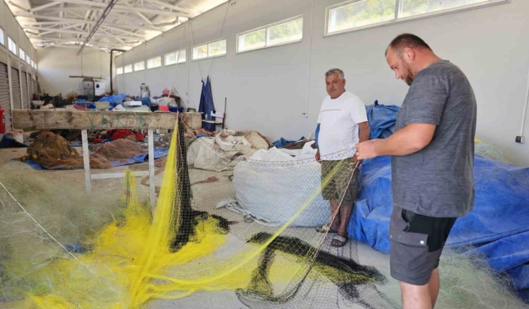 Zonguldak'ta balıkçılar yeni sezon için hazırlıklarını tamamladı