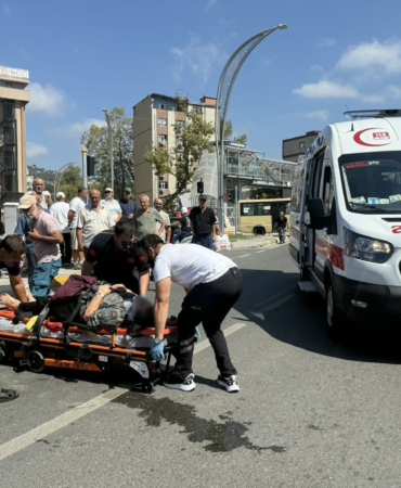 Zonguldak'ta otomobilin çarptığı 68 yaşındaki kadın yaralandı