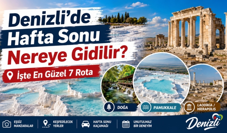 Denizli’de Hafta Sonu Nereye Gidilir? En Güzel 7 Rota