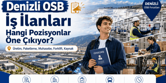 Denizli Organize Sanayi Bölgesi iş ilanları 2026