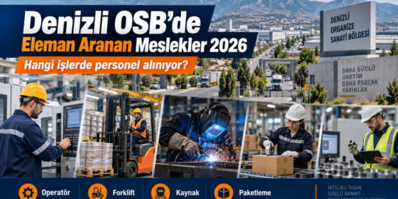 Denizli OSB’de Hangi Mesleklerde Eleman Aranıyor?