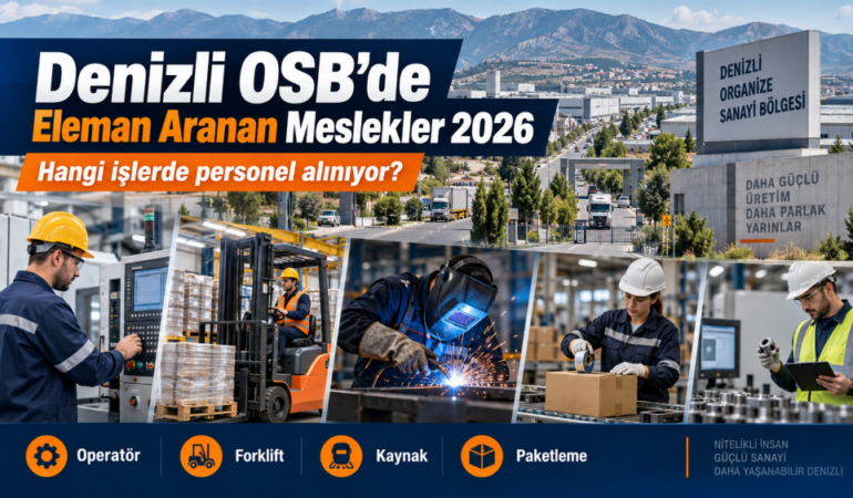Denizli OSB’de Hangi Mesleklerde Eleman Aranıyor?