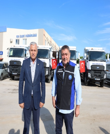 AKSU BELEDİYESİ ARAÇ FİLOSUNU GÜÇLENDİRMEYE DEVAM EDİYOR