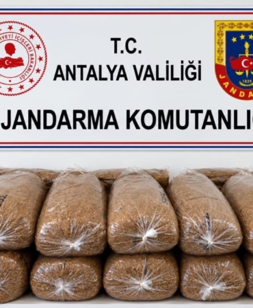 ALANYA'DA 144 KİLO KAÇAK TÜTÜN ELE GEÇİRİLDİ