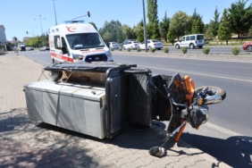 AMBULANSA YOL VERMEK İSTERKEN KAZAYA NEDEN OLDU