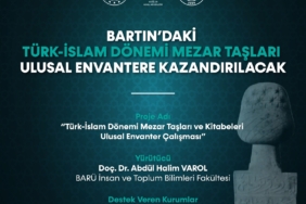 BARTIN'DAKİ TÜRK-İSLAM DÖNEMİ MEZAR TAŞLARI ULUSAL ENVANTERE KAZANDIRILACAK