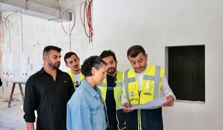 BAŞKAN ÇAVUŞOĞLU'NDAN KINIKLI'DA İKİ ÖNEMLİ PROJEYE YERİNDE İNCELEME