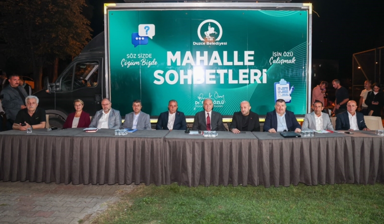 BAŞKAN ÖZLÜ: "PARANIN OLMADIĞI BİR ZAMANDA DÜZCE'Yİ BAŞTAN İNŞA EDİYORUZ"