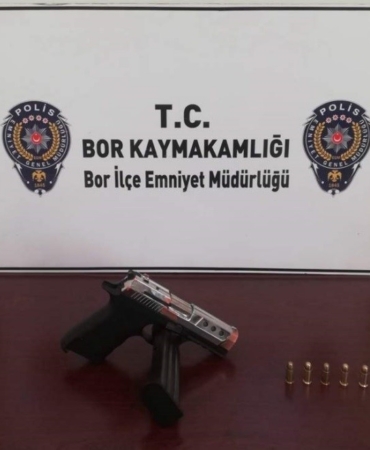 BOR'DA SİLAH OPERASYONU: 2 ŞÜPHELİ TUTUKLANDI