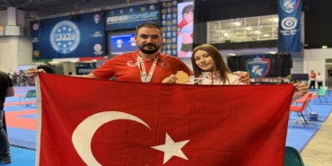 BURSALI MİLLİ SPORCU ASLI SALIM, İTALYA'DA DÜNYA ÜÇÜNCÜSÜ OLDU