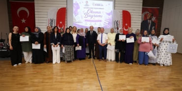 BÜYÜKŞEHİRLE HAYATLARI DEĞİŞEN KADINLAR SERTİFİKALARINI ALDI