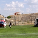 DARENDE'DE 97 YAŞINDAKİ HASTA HAVA AMBULANSIYLA MALATYA'YA SEVK EDİLDİ
