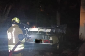 DÖRTYOL'DA TOFAŞ ALEVLERE TESLİM OLDU