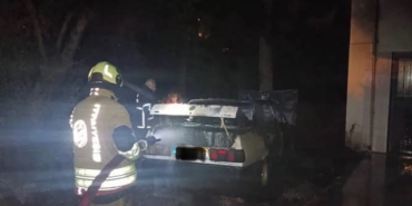 DÖRTYOL'DA TOFAŞ ALEVLERE TESLİM OLDU