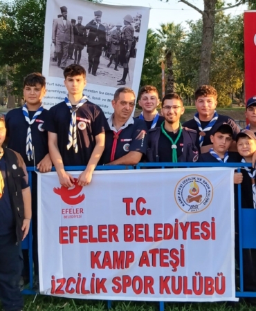 EFELER BELEDİYESİ İZCİLERİ SAHAYA İNDİ