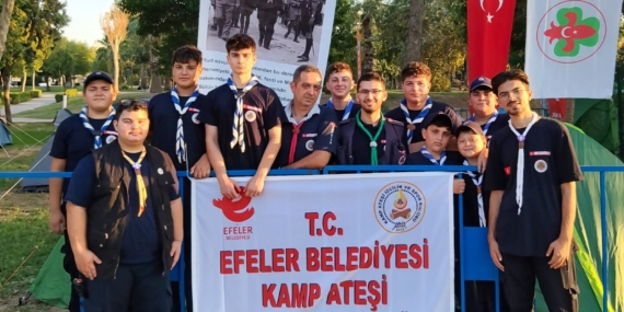 EFELER BELEDİYESİ İZCİLERİ SAHAYA İNDİ
