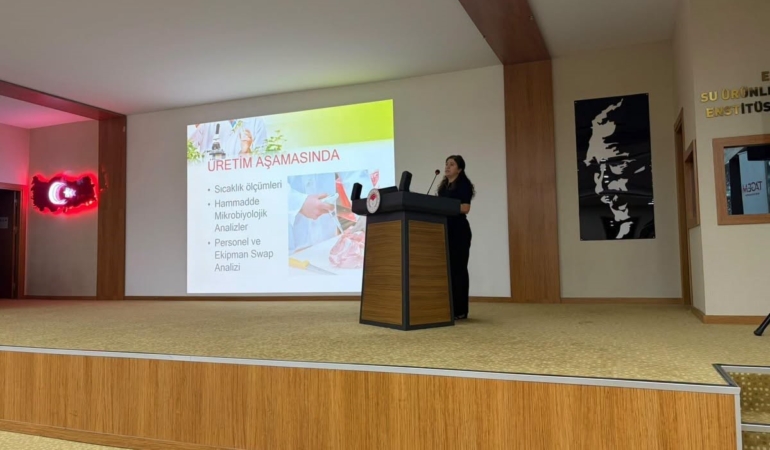 ELAZIĞ'DA ET VE SÜT ÜRÜNLERİ ÜRETİCİLERİNE GIDA GÜVENLİĞİ EĞİTİMİ