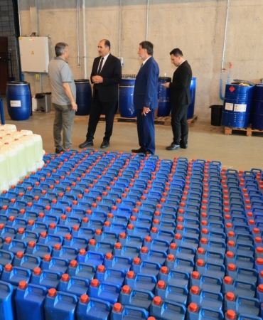 ELAZIĞ'DAKİ GAZİ MTAL GÜNLÜK 10 TON TEMİZLİK MALZEMESİ ÜRETİYOR