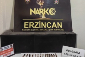 ERZİNCAN'DA ŞÜPHELİLERİN MİDE VE BAĞIRSAKLARINDAN 2 KİLO 675 GRAM AFYON SAKIZI ÇIKTI