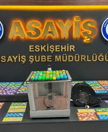 ESKİŞEHİR'DE İŞ YERİNE KUMAR BASKINI: 36 KİŞİYE 417 BİN TL CEZA