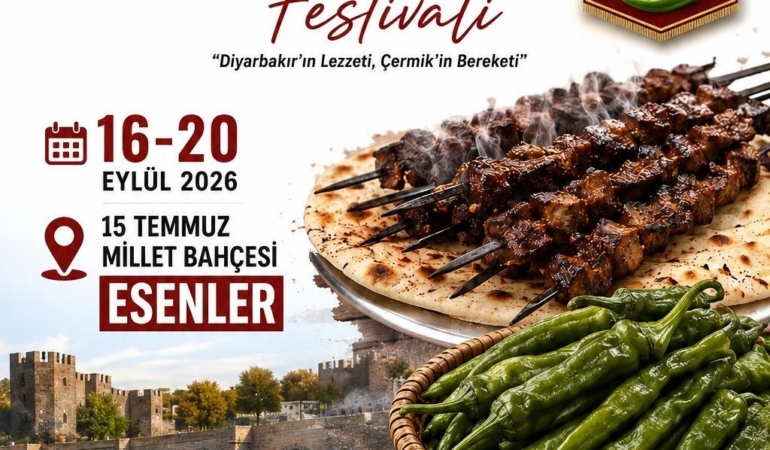 FESTİVALDE 1 TON ÇERMİK BİBERİ ÜCRETSİZ DAĞITILACAK
