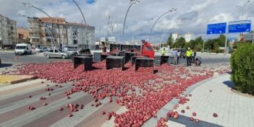HALAT KOPTU, TONLARCA ELMA YOLA SAÇILDI