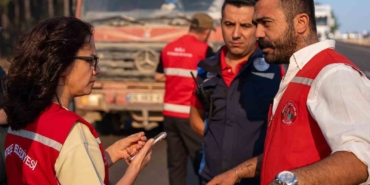 MENTEŞE BELEDİYE BAŞKANI KÖKSAL ARAS "YANGINA TÜM İMKÂNLARIMIZLA DESTEK VERDİK"