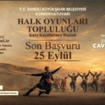 DENİZLİ BÜYÜKŞEHİR İLE GELENEKLER YAŞATILIYOR DENİZLİ BÜYÜKŞEHİR BELEDİYESİ HALK OYUNLARI KURS KAYITLARI BAŞLADI