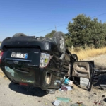 UŞAK’TA TAKLA ATAN OTOMOBİLİN SÜRÜCÜSÜ HAYATINI KAYBETTİ