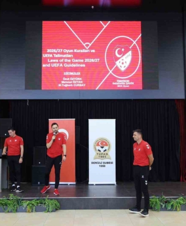 MERKEZEFENDİ’DE FUTBOLUN YENİ SEZON KURALLARI KONUŞULDU
