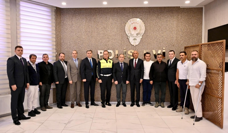 İL EMNİYET MÜDÜRÜ YILMAZ, GAZİLER İLE BİR ARAYA GELDİ