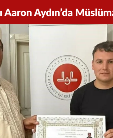 İrlandalı Aaron Aydın’da Müslüman Oldu, Harun İsmini Aldı