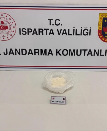 ISPARTA'DA 300 GRAM METAMFETAMİN ELE GEÇİRİLDİ