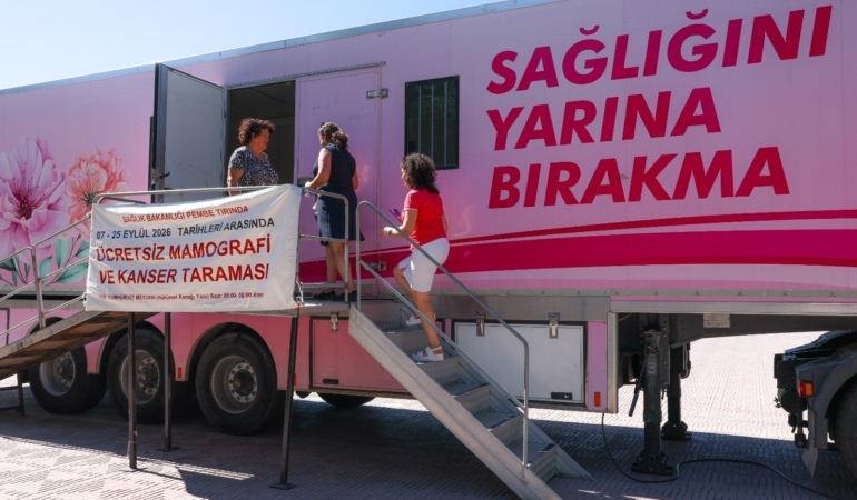 KANSER TARAMA ARACI "PEMBE PRENSES" ALİAĞA'DA