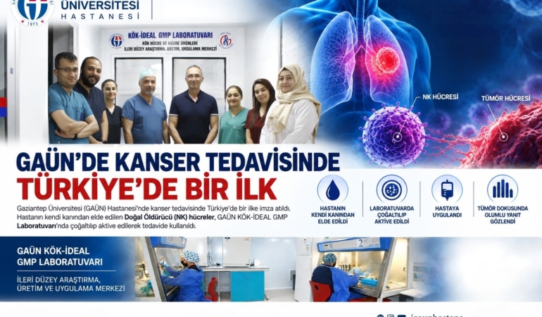 KANSER TEDAVİSİNDE TÜRKİYE'DE BİR İLK