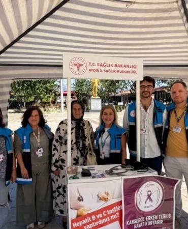 KARACASU'DA VATANDAŞLARA SAĞLIK TARAMASI