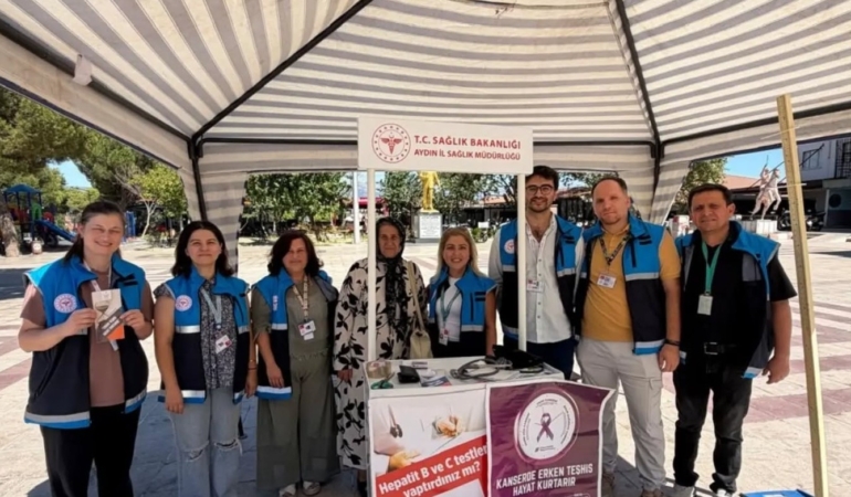 KARACASU'DA VATANDAŞLARA SAĞLIK TARAMASI