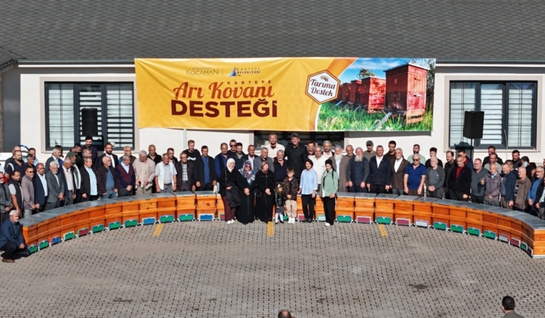 KARTEPE'DE 125 ARICIYA 250 TAKIM KOVAN DESTEĞİ