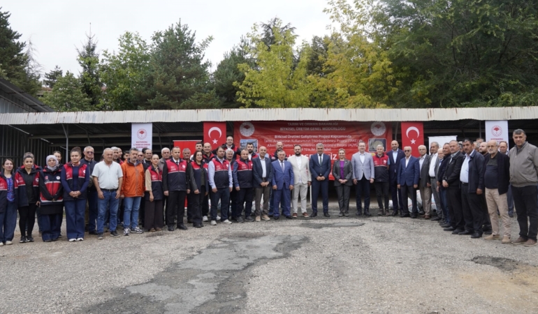 KASTAMONU'DA ÜRETİCİYE 5 MİLYON TL'LİK SERA ÖRTÜSÜ DESTEĞİ