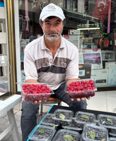 KIRAÇ ARAZİLERİ ARONYA VE AHUDUDUGİL YETİŞTİREREK DEĞERLENDİRDİ