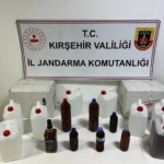 KIRŞEHİR'DE KAÇAK ALKOL OPERASYONU: 50 LİTRE KAÇAK İÇKİ ELE GEÇİRİLDİ