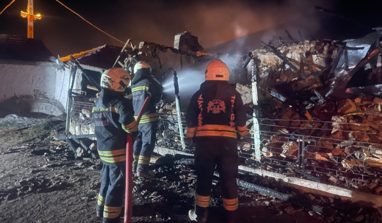 KULU'DA MÜSTAKİL EVDE YANGIN