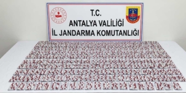 MANAVGAT'TA 3 BİN SENTETİK HAP ELE GEÇİRİLDİ