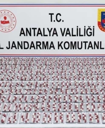 MANAVGAT'TA 3 BİN SENTETİK HAP ELE GEÇİRİLDİ