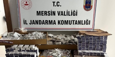 MERSİN'DE SİGARA KAÇAKÇILIĞI OPERASYONU: 32 BİN 120 MAKARON ELE GEÇİRİLDİ