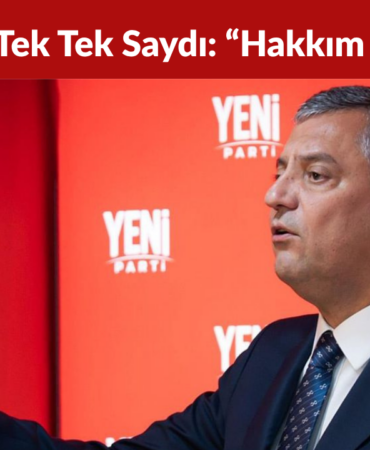 Özgür Özel Dört İsmi Tek Tek Saydı “Hakkım Helal Değil”