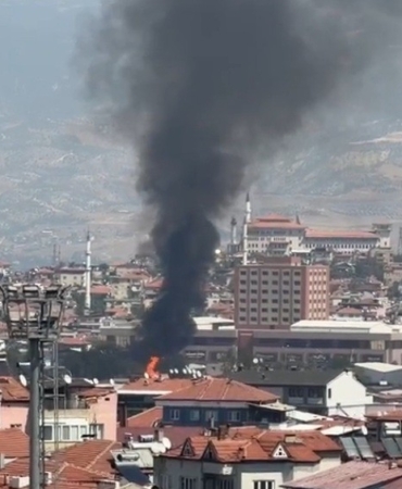 Palet fabrikasında yangın