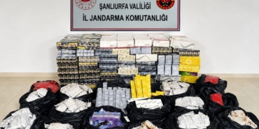 ŞANLIURFA'DA 2 MİLYON LİRALIK KAÇAKÇILIK OPERASYONU