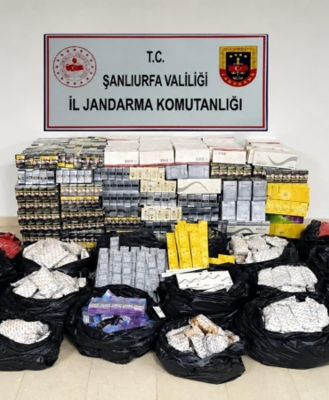 ŞANLIURFA'DA 2 MİLYON LİRALIK KAÇAKÇILIK OPERASYONU